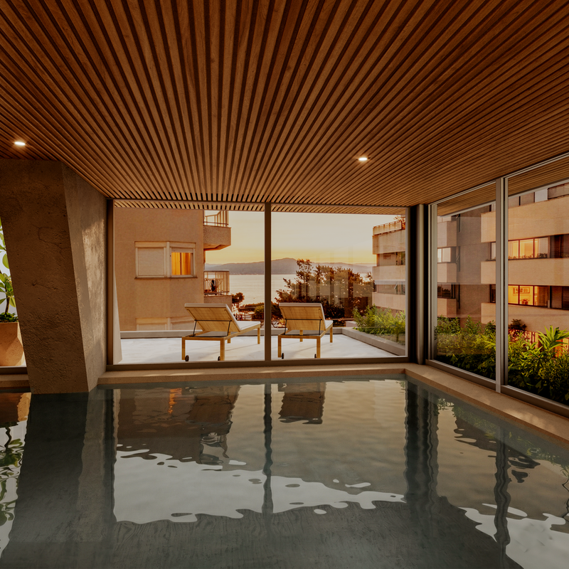 Solário · Piscina Aquecida